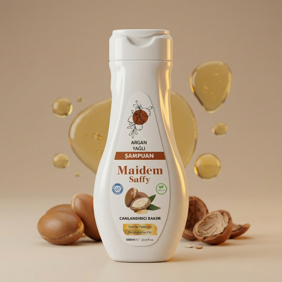 Maidem Saffy Argan Yağlı Şampuan 660 ML