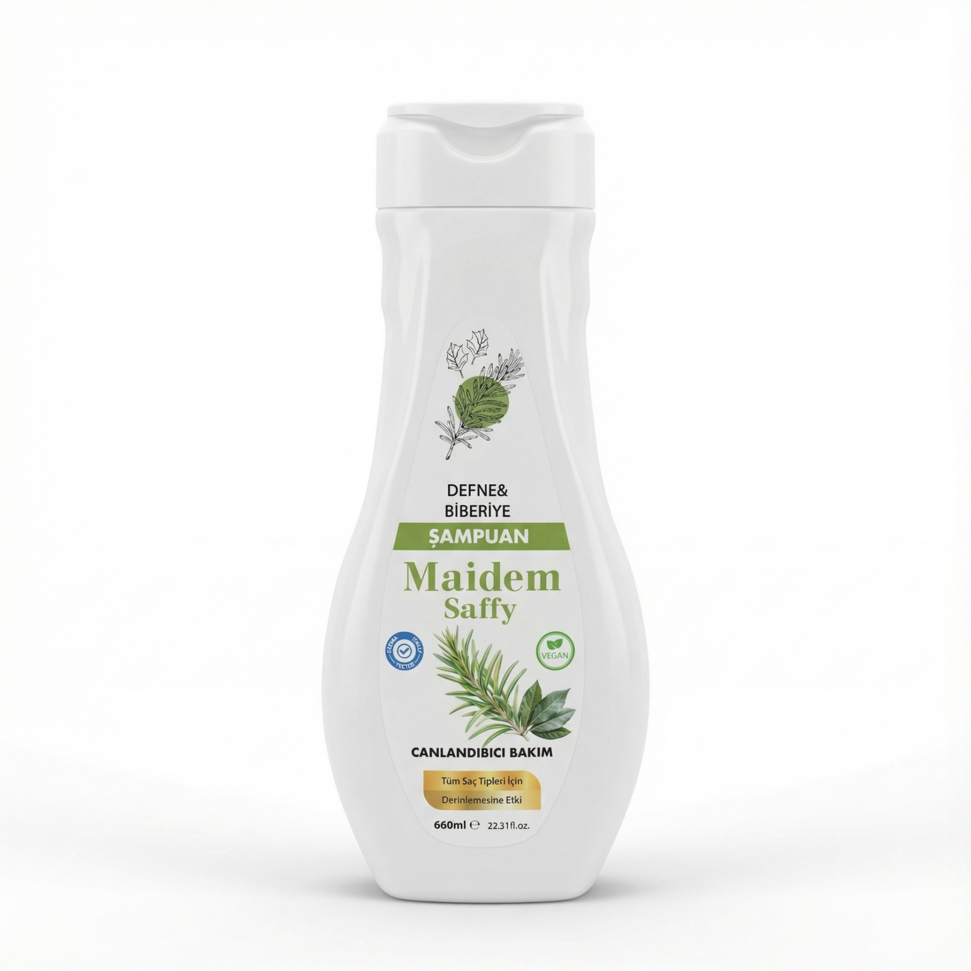 Maidem Saffy Şampuan Defne Biberiye 660 ML