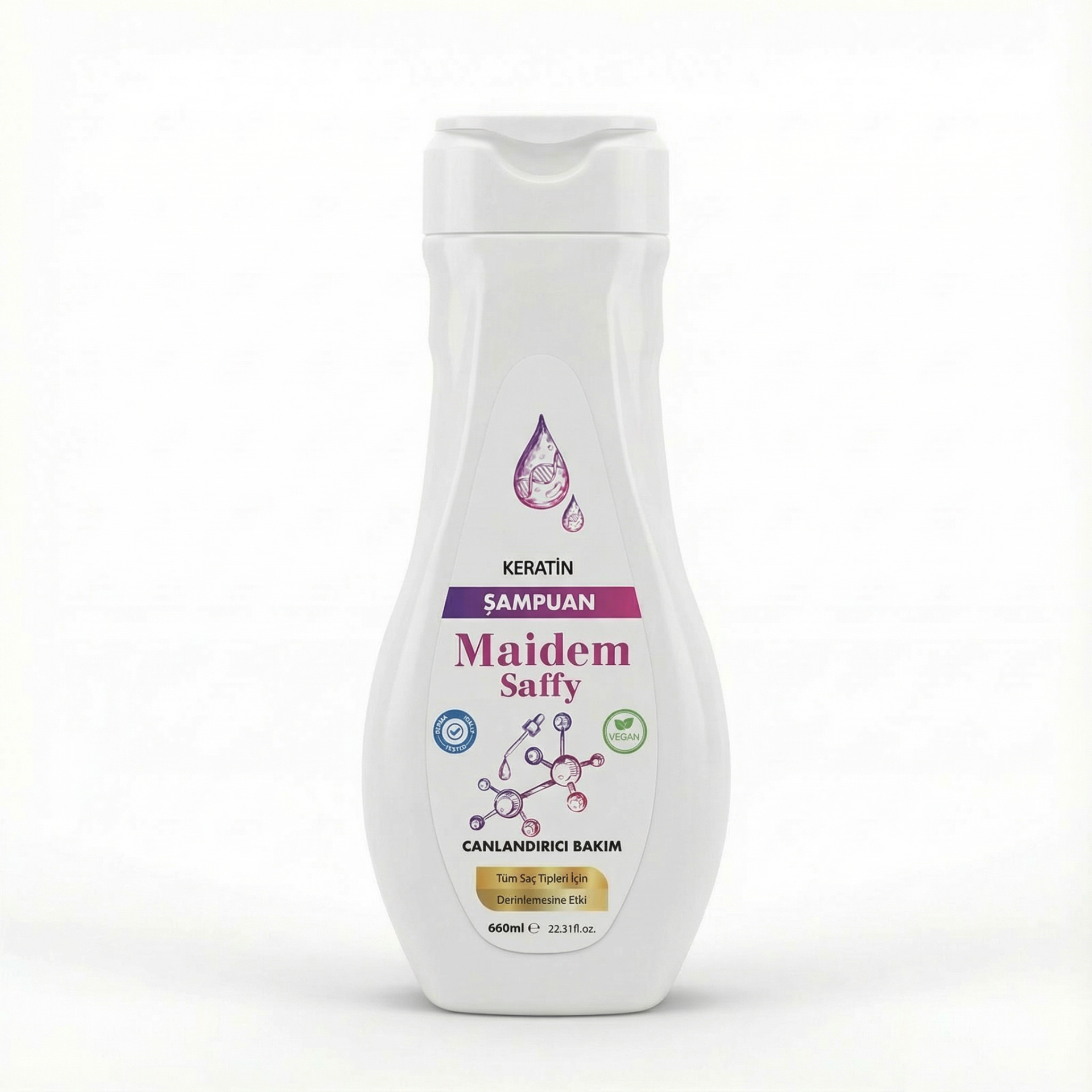 Maidem Saffy Şampuan Keratin 660 ML