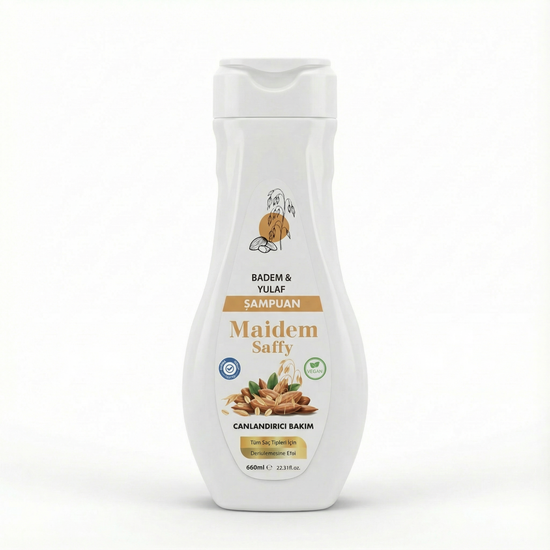 Maidem Saffy Şampuan Badem Yulaf 660 ML