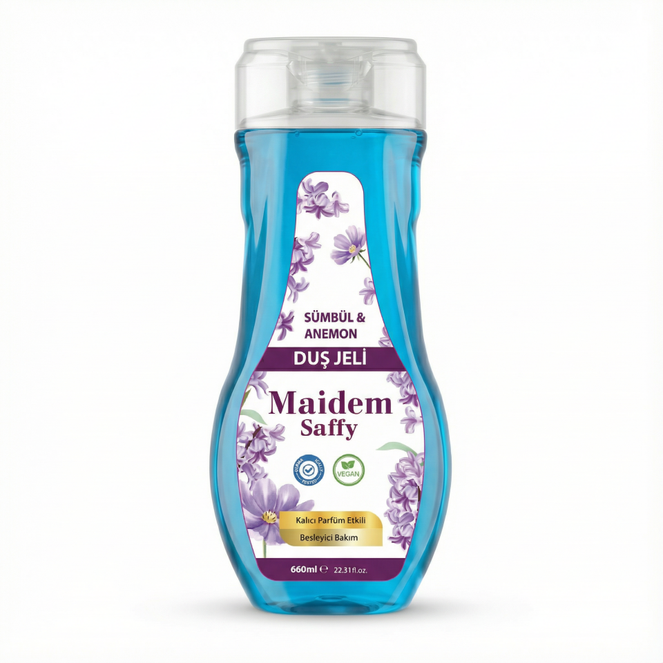 Maidem Saffy Duş Jeli Sümbül & Anemon 660 ML