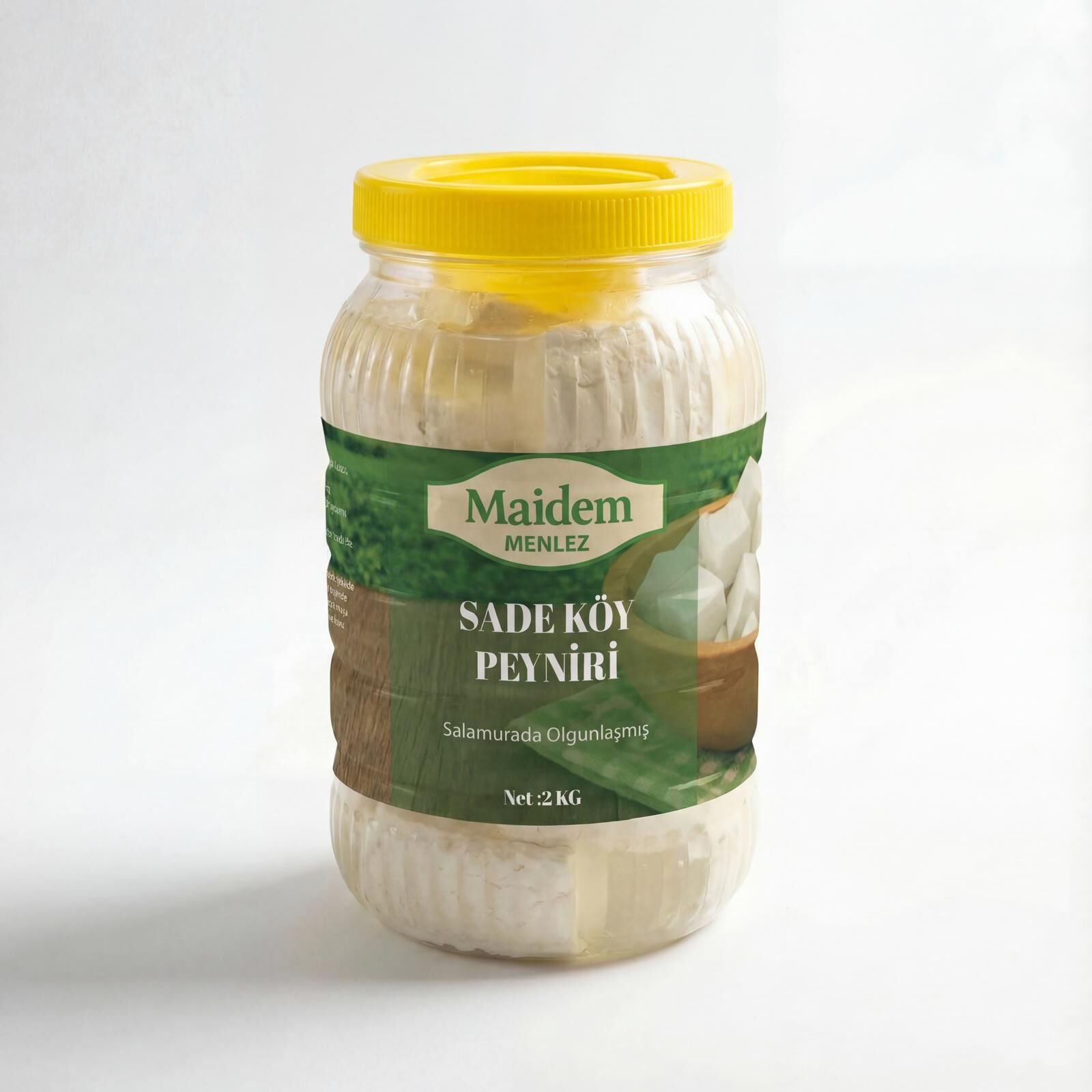 Maidem Menlez Sade Köy Peyniri – Salamurada Olgunlaşmış (2 KG)