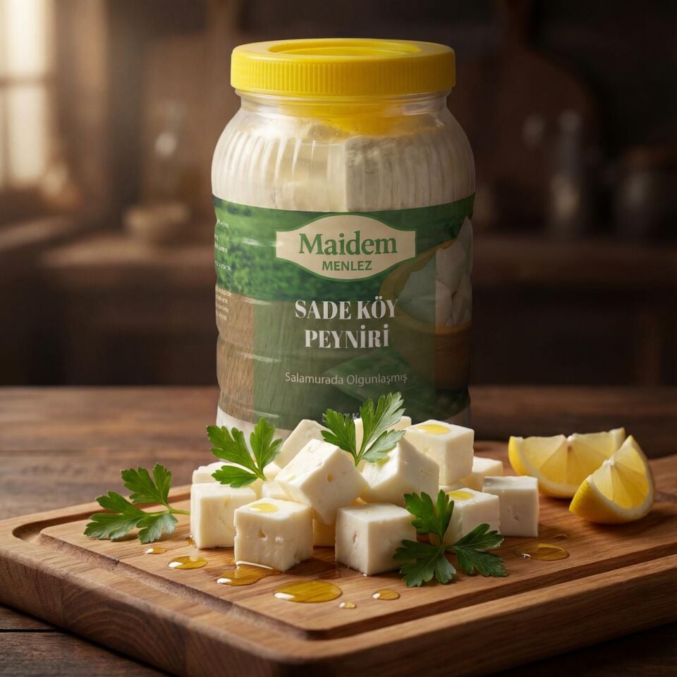 Maidem Menlez Sade Köy Peyniri – Salamurada Olgunlaşmış (2 KG)