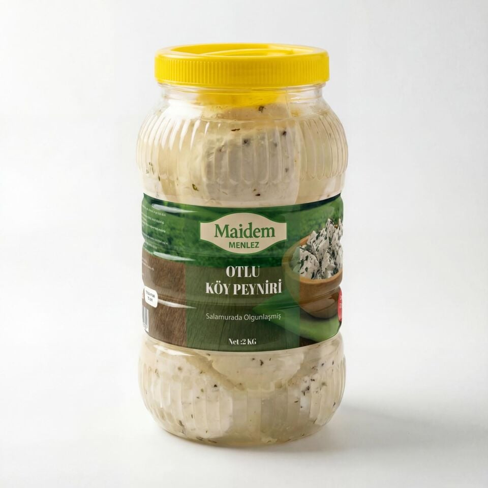 Maidem Menlez Otlu Köy Peyniri – Salamurada Olgunlaşmış (2 KG)