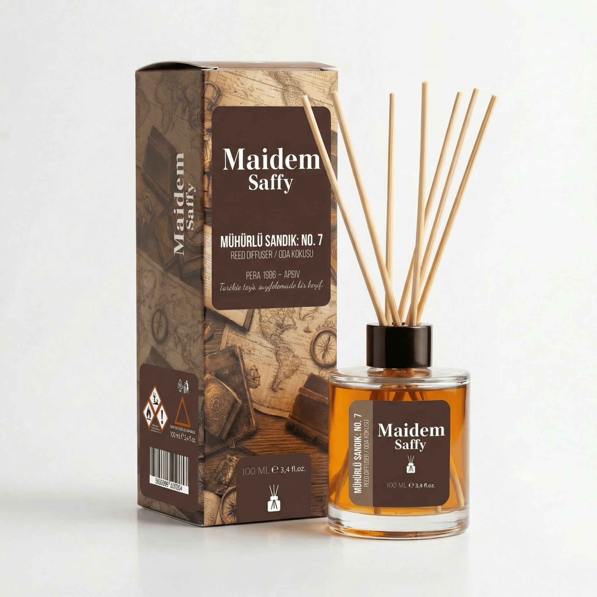 Maidem Saffy Oda Kokusu Mühürlü Sandık No.7 100 ML