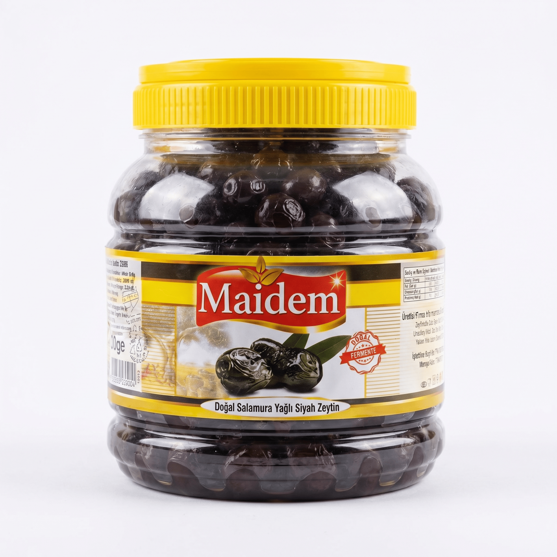 Maidem Doğal Salamura Siyah Yağlı Zeytin 1 KG