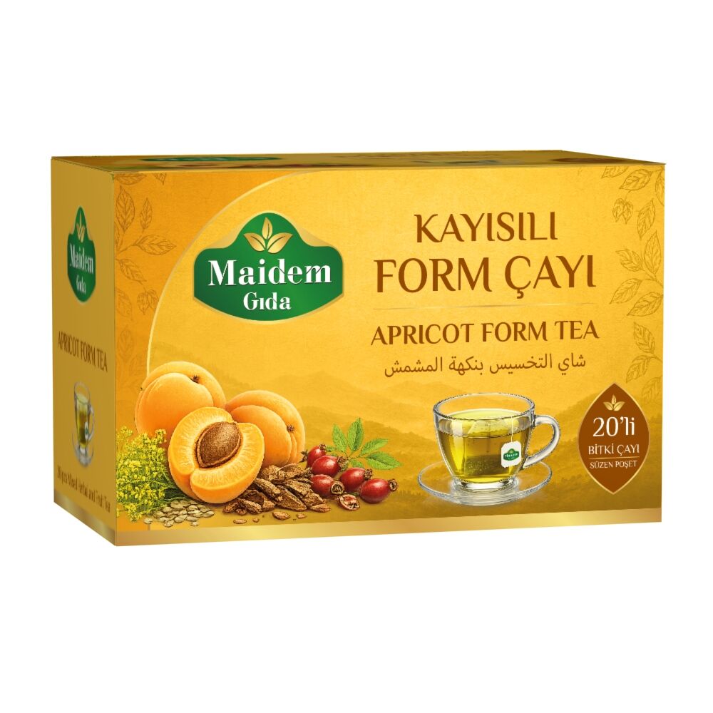 Maidem Hasat Kayısılı Form 20 Li Kutu 40 GR