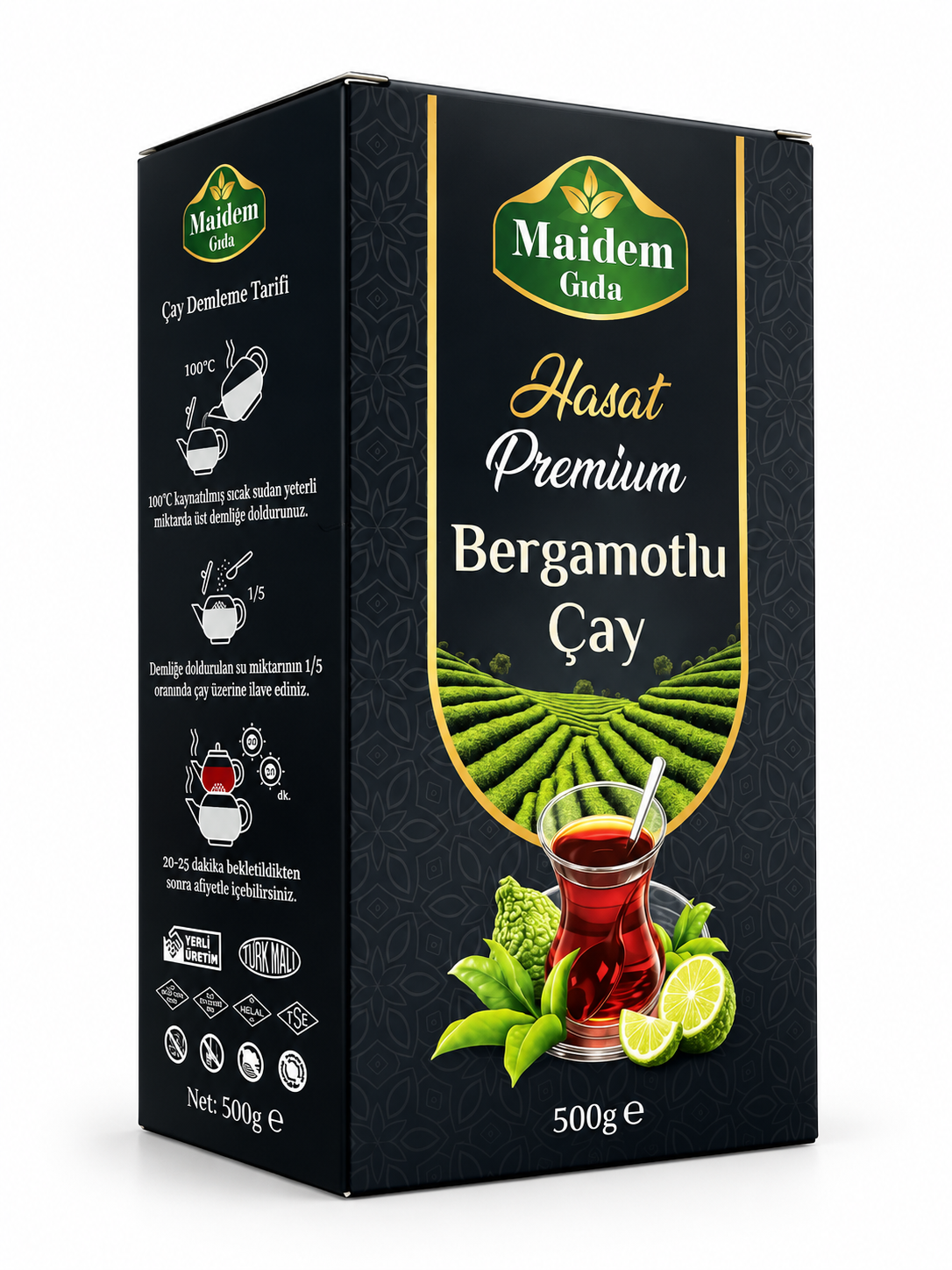 MAİDEM HASAT PREMİUM BERGAMOTLU ÇAY 500GR