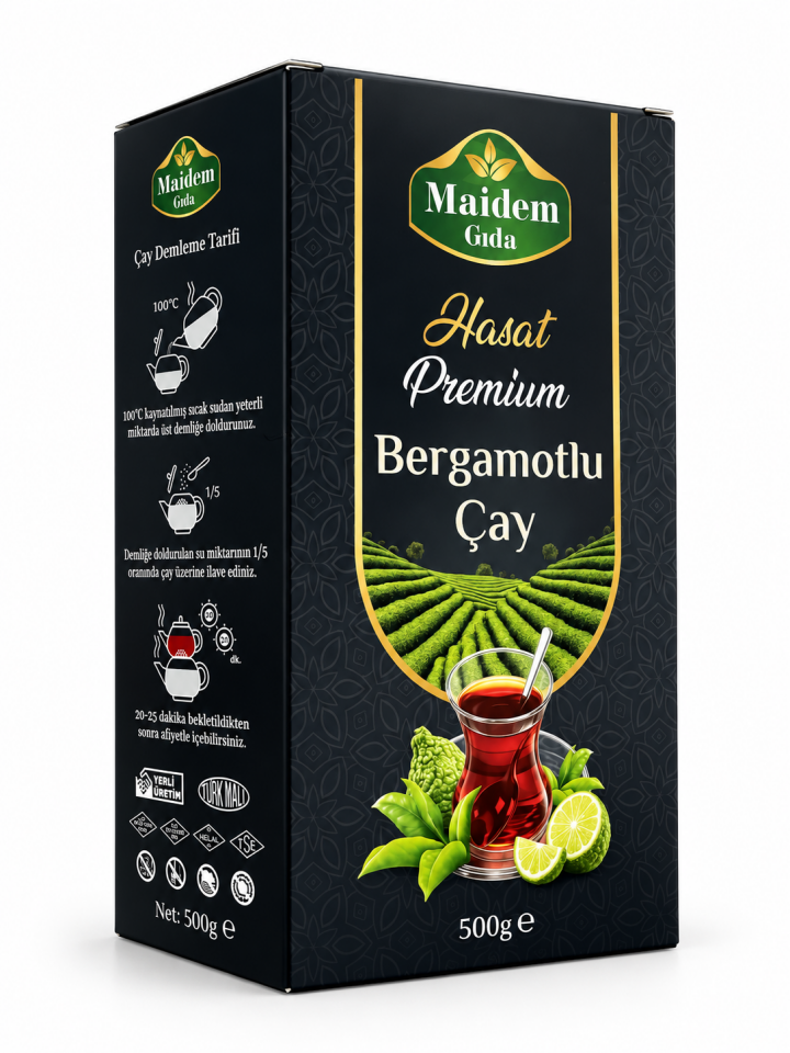 MAİDEM HASAT PREMİUM BERGAMOTLU ÇAY 500GR